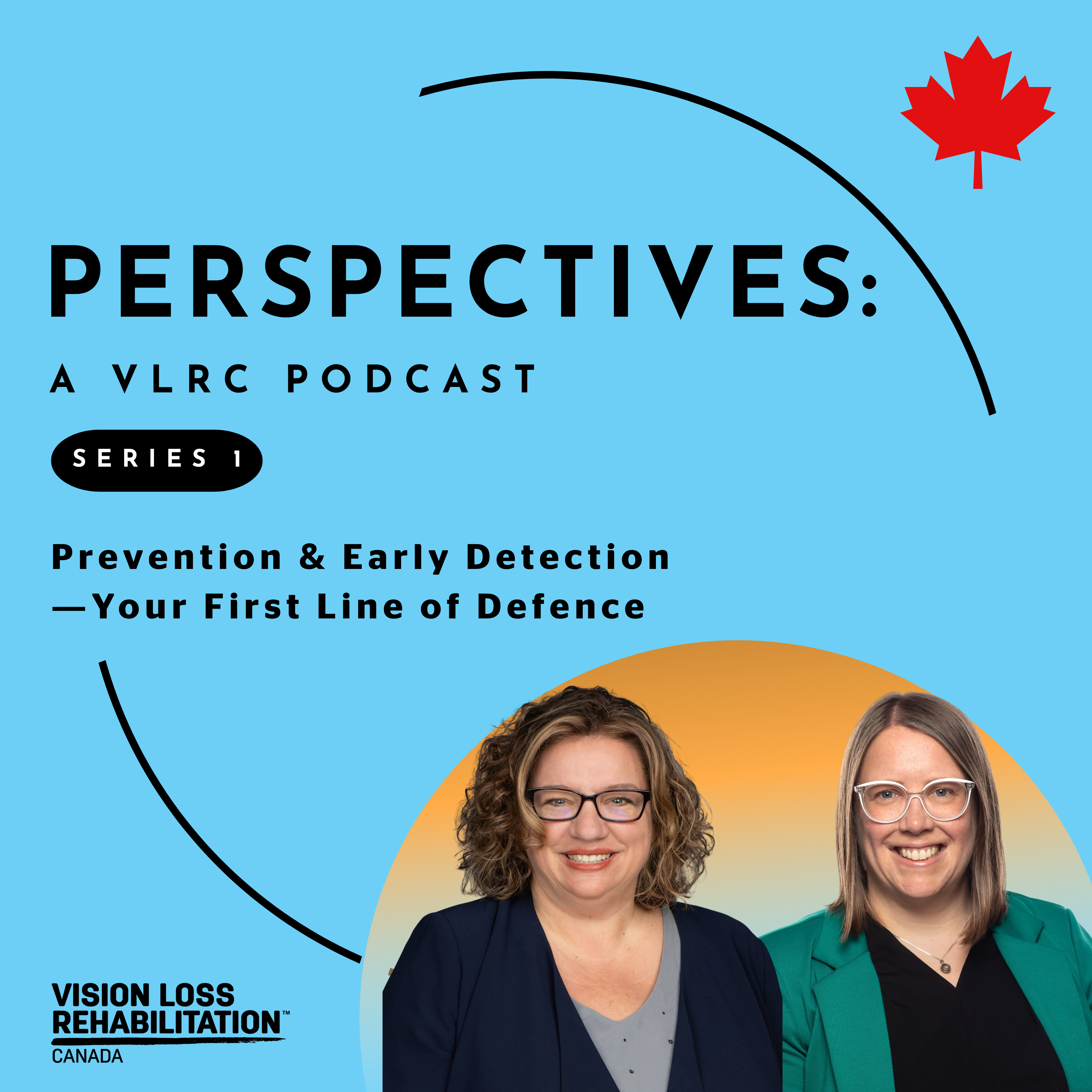 Cover art of Perspectives episode 1, the Perspectives logo featuring host Jen Urosevic and guest Dr. Allison Scott.